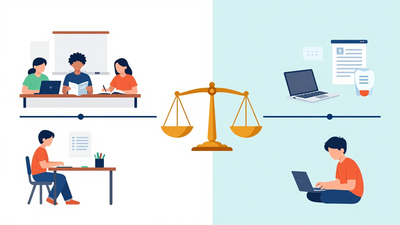 Illustration comparing coaching vs self-study paths